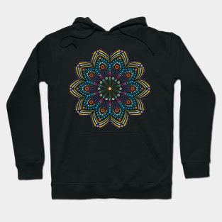 Nature Dot Art Illusion Mandala Hoodie